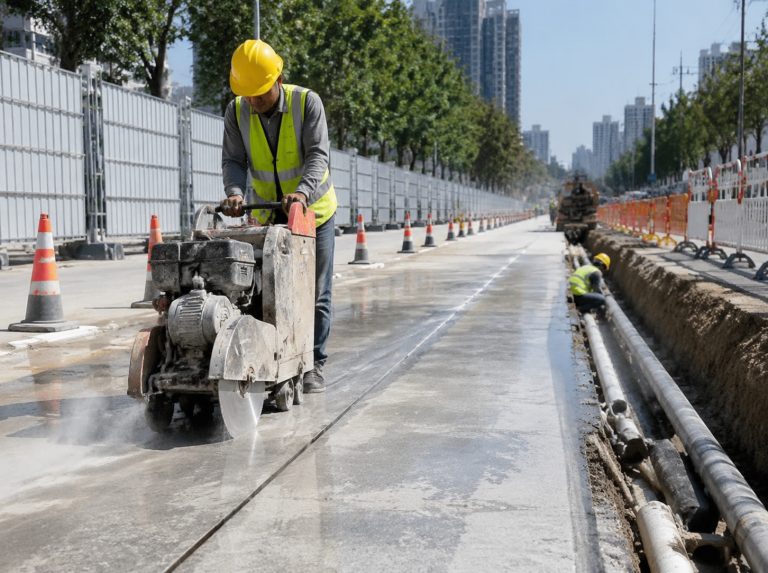 市中区混凝土路面静力切割